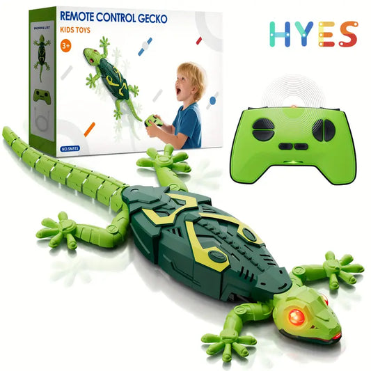 HYES Wall Crawler Gecko RC Robot Toy with Remote Control